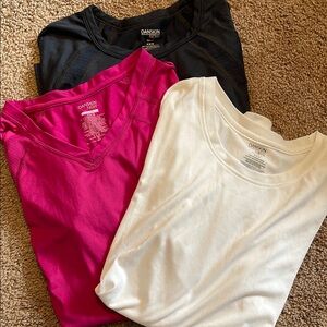 Danskin Now Top Bundle - Gray, Pink, White